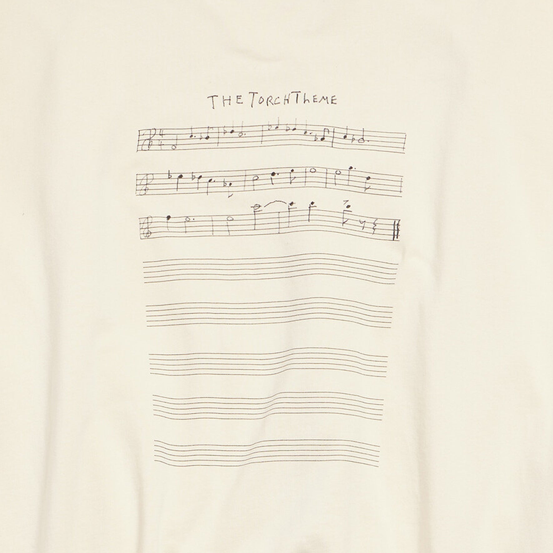 Balenciaga SS24 Logo with Sheet Music Sweater 'Beige' 699212TMVO69069
