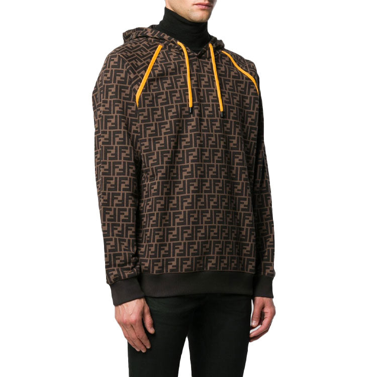 Men's FENDI Cotton Sports Brown FY0945A6ZTF0QT1