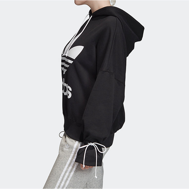 (WMNS) adidas originals Sports Fleece Lined Loose Black EC1897