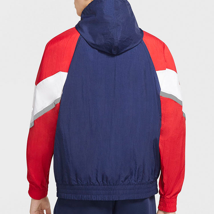 Nike Sportswear Windrunner+ hooded Windproof Reflective Jacket Red CZ0782-410