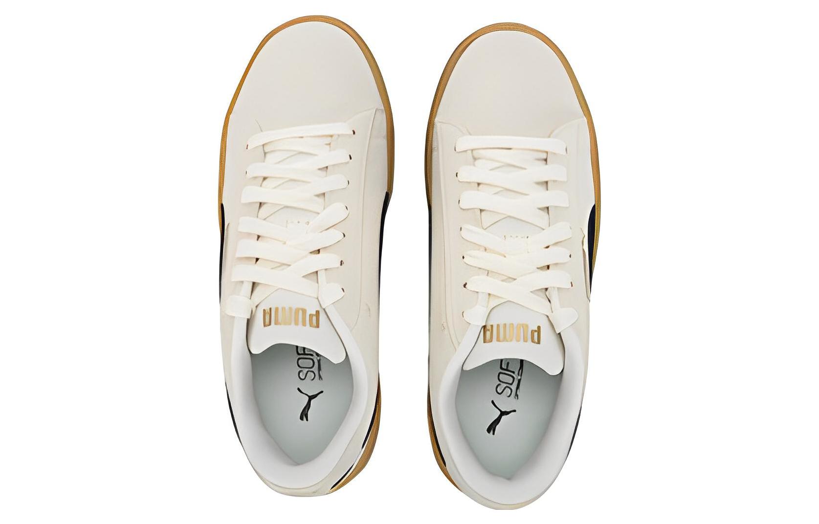 (WMNS) PUMA Smash Platform v3 SD 'Cream Brown' 391942-01