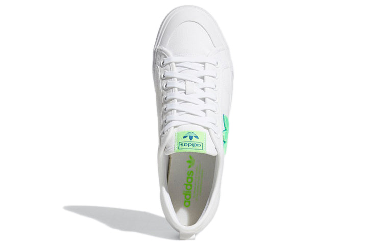 adidas Nizza Trefoil 'White Signal Green' FX8354