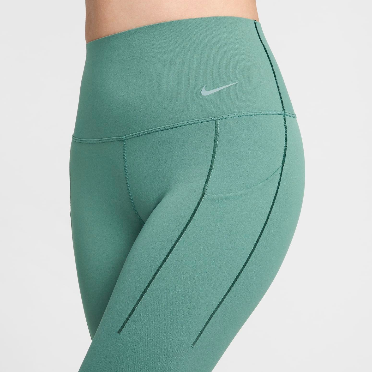 (WMNS) Nike Universa Medium-Support High-Waisted 7/8 Leggings 'Green' DQ5898-362