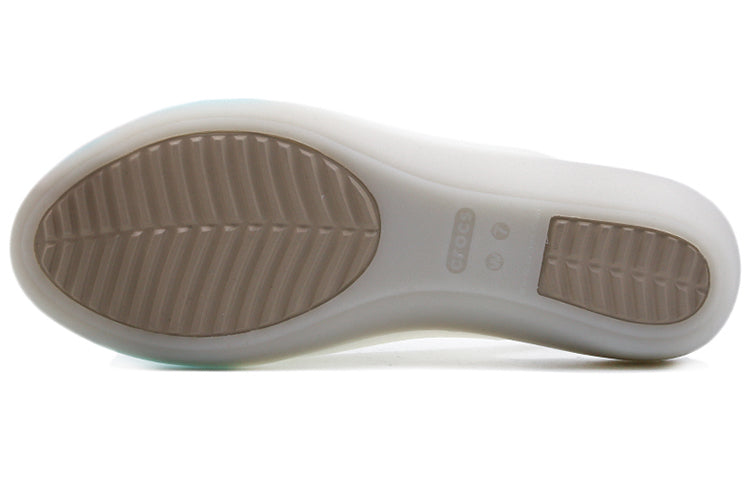 (WMNS) Crocs Isabella 'White Blue' 204774-1C6