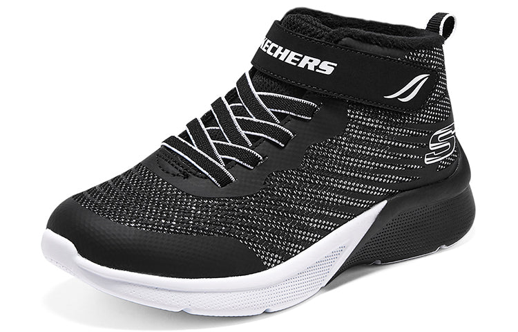(GS) Skechers Microspec Rejoice Racer 'Black White' 303070L-BLK