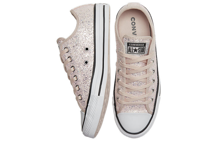 (WMNS) Converse Chuck Taylor All Star Low 'Glitter Shine - Cream' 569404C