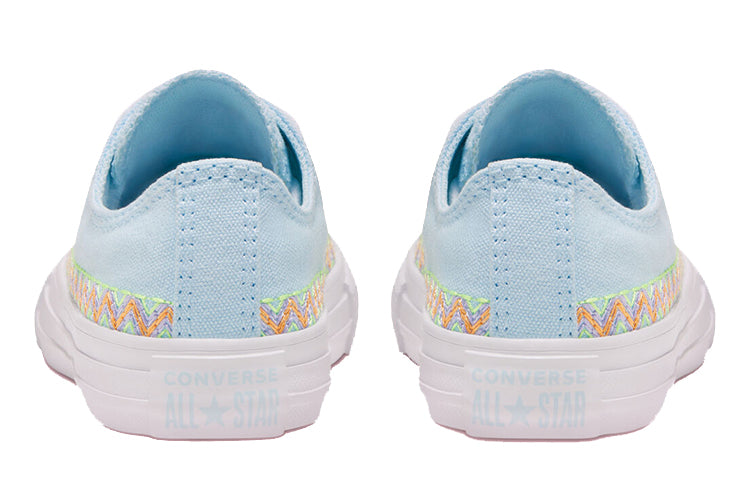 (GS) Converse Chuck Taylor All Star Low 'Friendship Bracelet - Agate Blue' 667786F