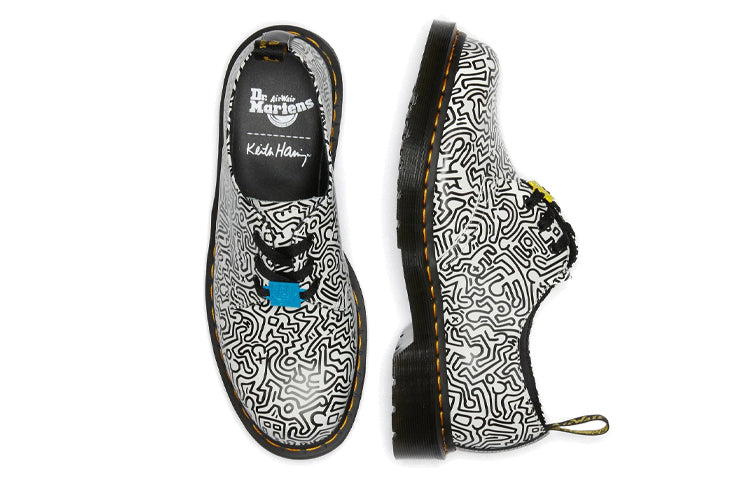 Dr. Martens Keith Haring 1461 Printed 'Black White' 26833009