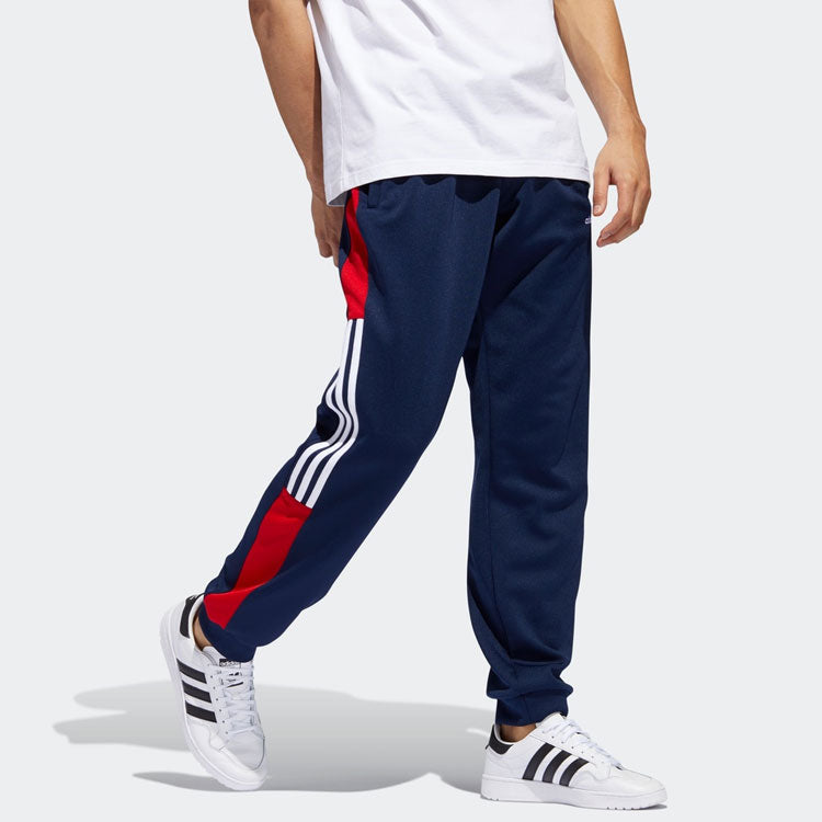 adidas originals Classics Tp Causual Sports Stripe Ankle Banded Long Pant Male Blue GD2066