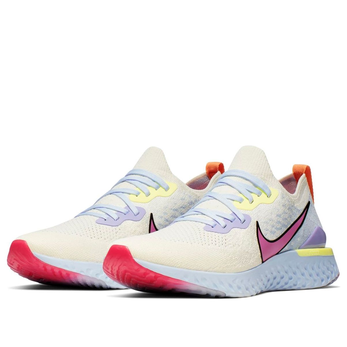 Nike Epic React Flyknit 'White Purpleblue Purple' CJ7794-164