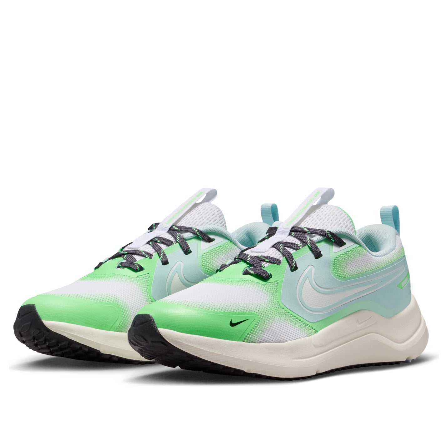 (GS) Nike Cosmic Runner 'White Illusion Green Glacier Blue' IM6704-110