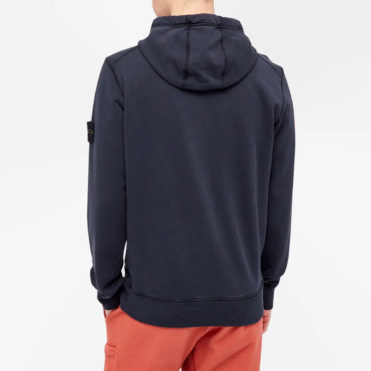 STONE ISLAND Garment Dyed Hoodie 'Navy' 741564151-V0020