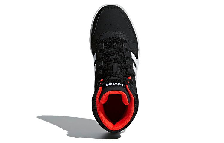 (PS) adidas Hoops 2.0 Mid J 'Black Hi-Res Red' B75743