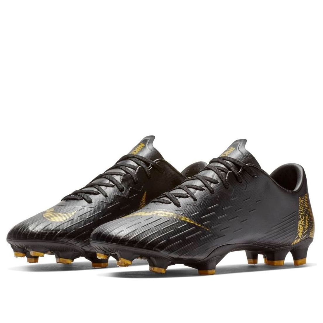 Nike Vapor 12 Pro FG 'Black Metallic Vivid Gold' AH7382-077
