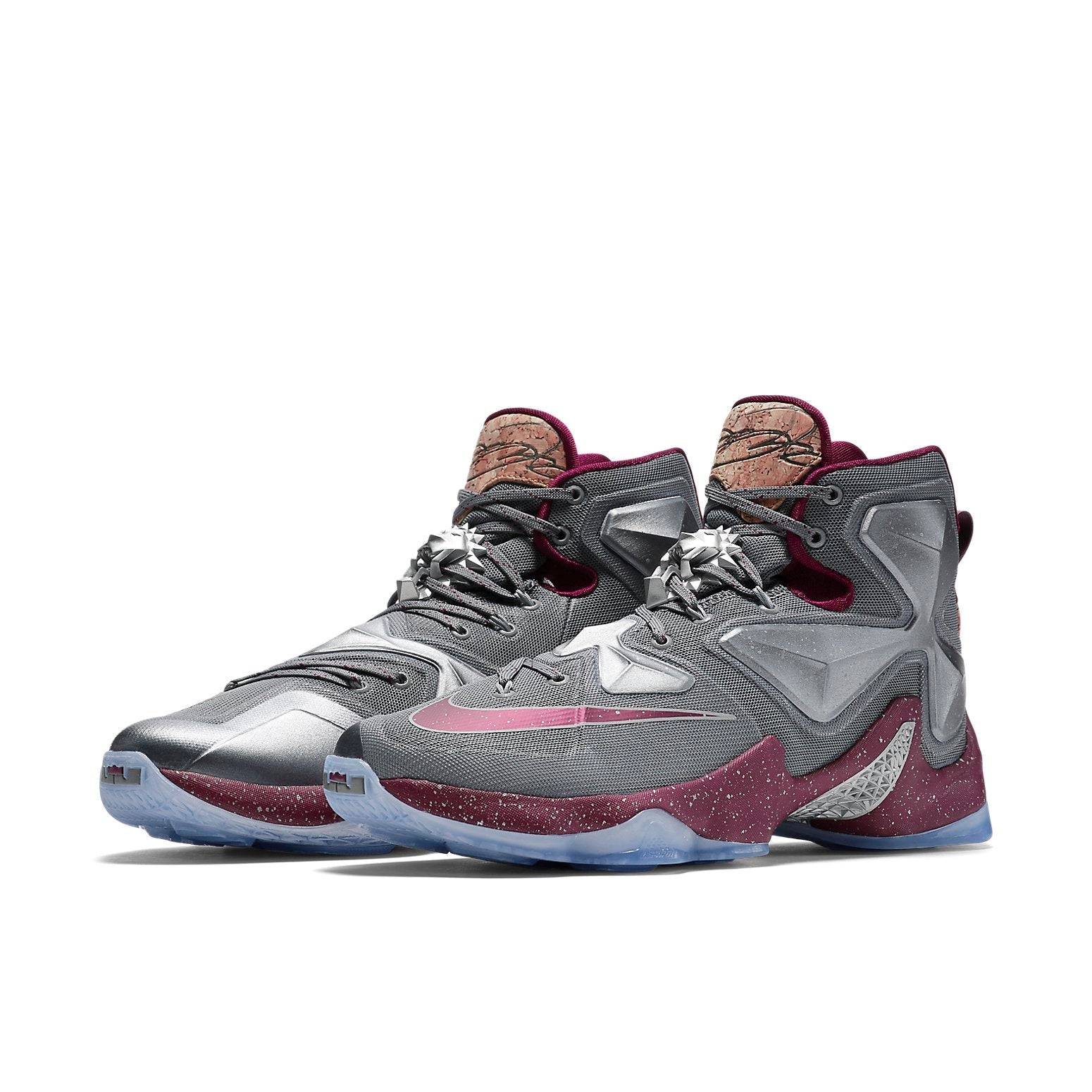 Nike LeBron 13 Opening Night 'Grey Red Goldsilver' 823301-060