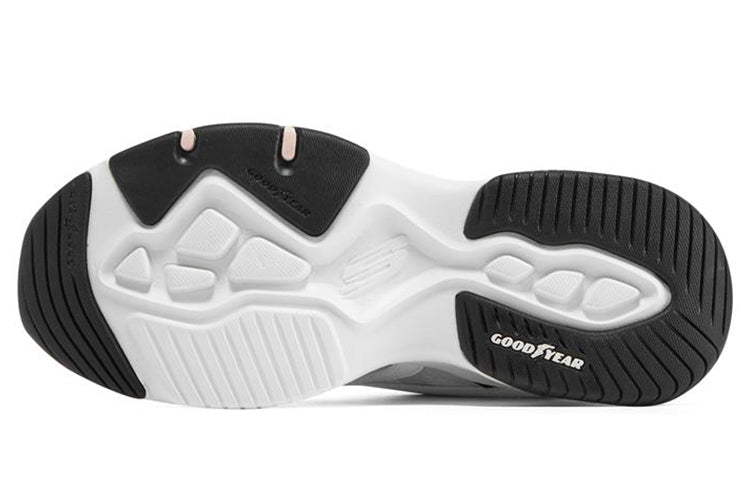 (WMNS) Skechers D'lites 4.0 'White Black' 896134-WBK