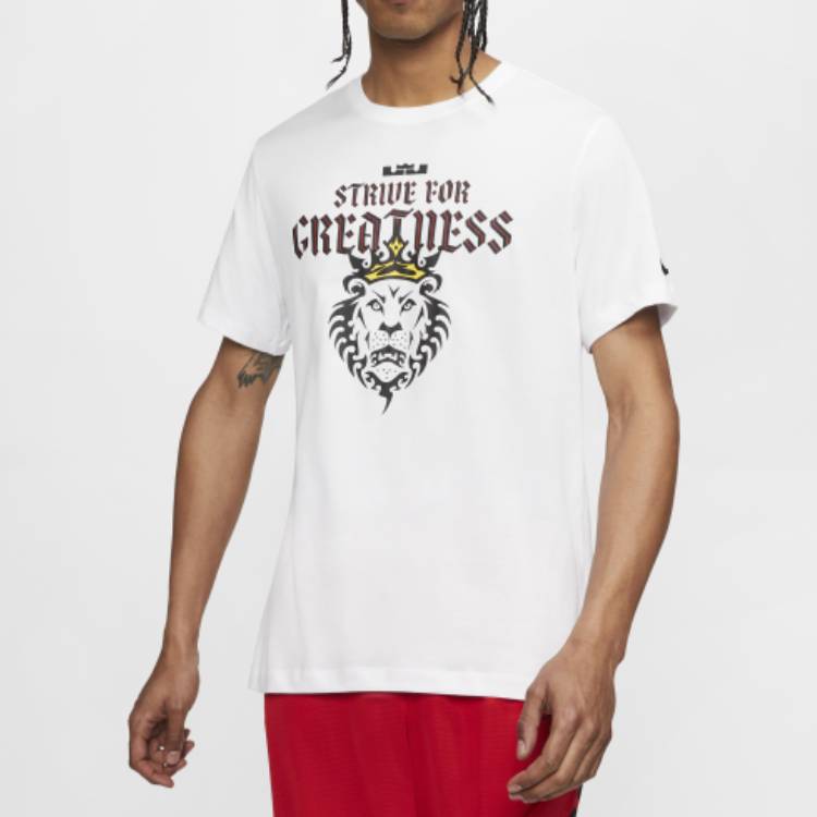 Nike Dri-FIT Lebron Strive For Greatness DRI-FIT TEE Men White CD1321-100