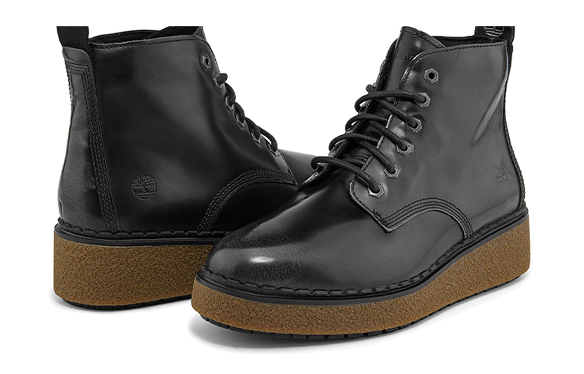 (WMNS) Timberland Bluebell Lane Lace Up Bootie Fashion Closed Toe Boot 'Black' A21DA