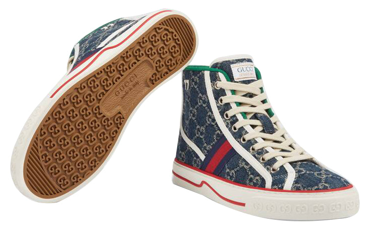 (WMNS) Gucci Tennis 1977 High 'Denim' 627838-2KQ90-4464
