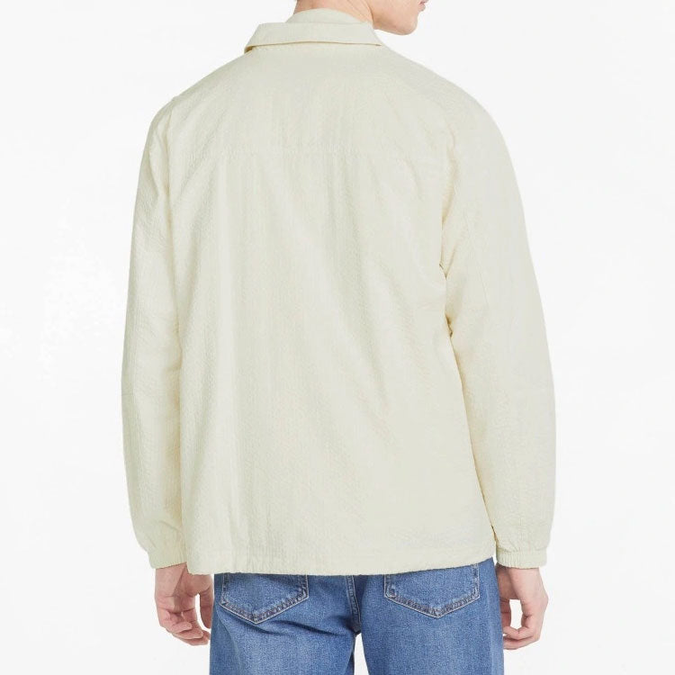 PUMA Mmq Seersucker Shirt Jacket 'White' 533467-65