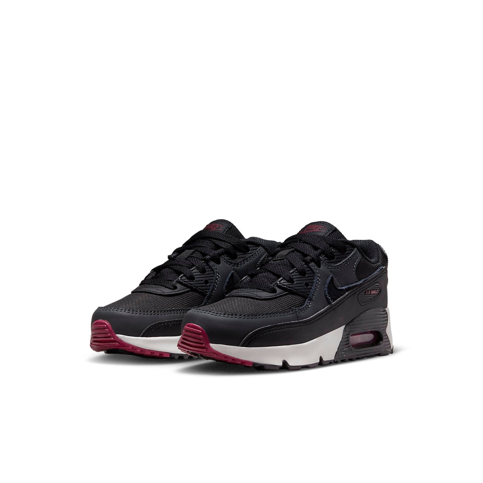 (PS) Nike Air Max 90 Leather 'Black Team Red' CD6867-022