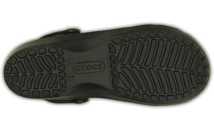 (WMNS) Crocs Karin Clog Beach Sandals Shoe Black 202494-001