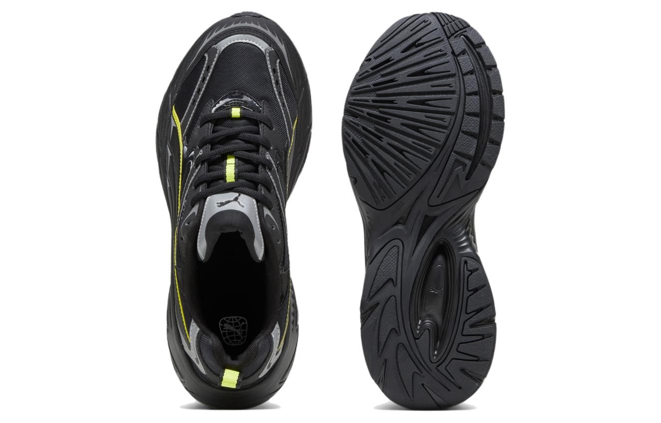 PUMA Morphic Reflective 'Black Yellow Burst' 393646-02