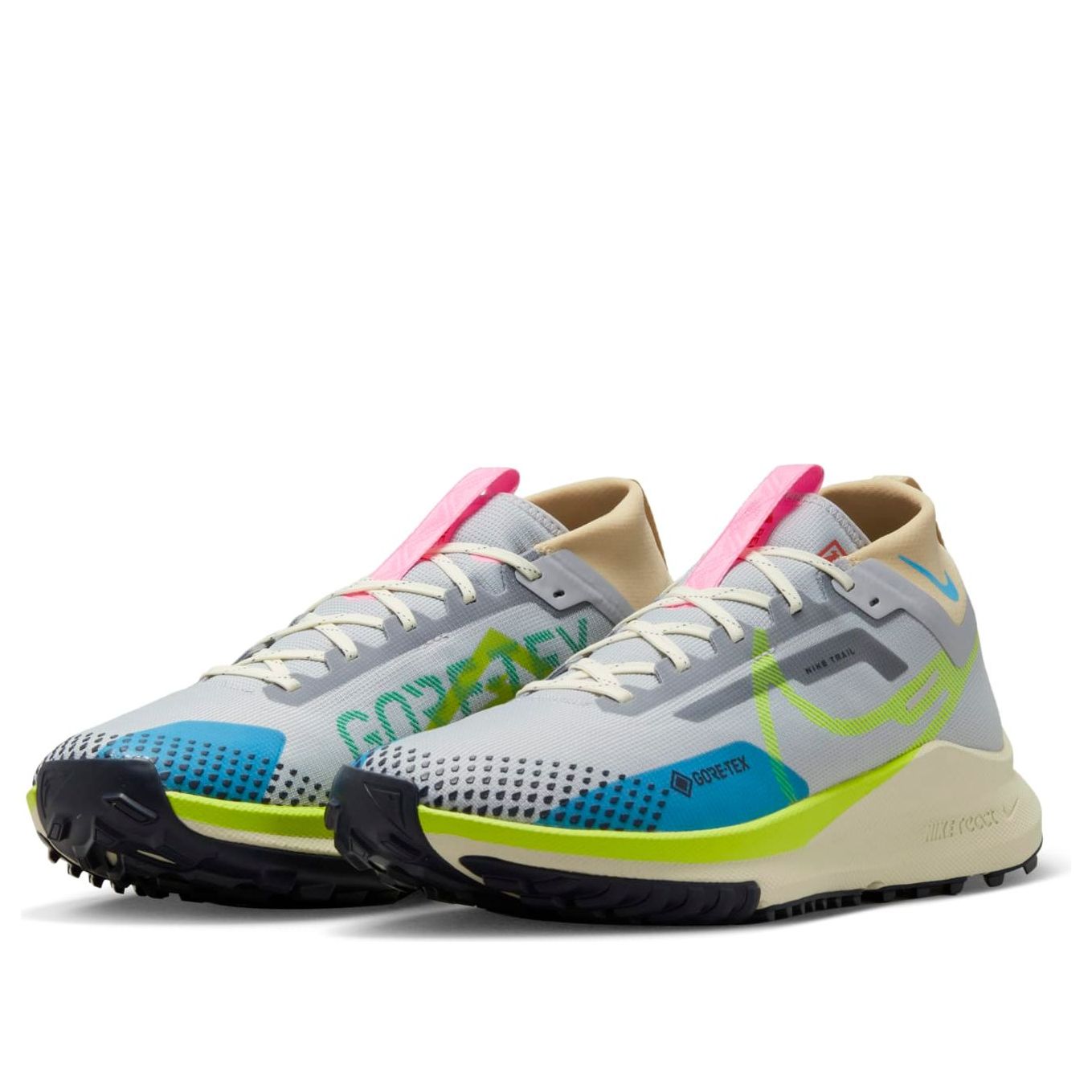 Nike React Pegasus Trail 4 GTX 'Wolf Grey Volt' DJ7926-002