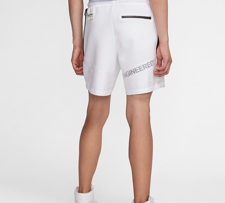 Air Jordan 23 Engineered Alphabet Printing Shorts White AT9786-100