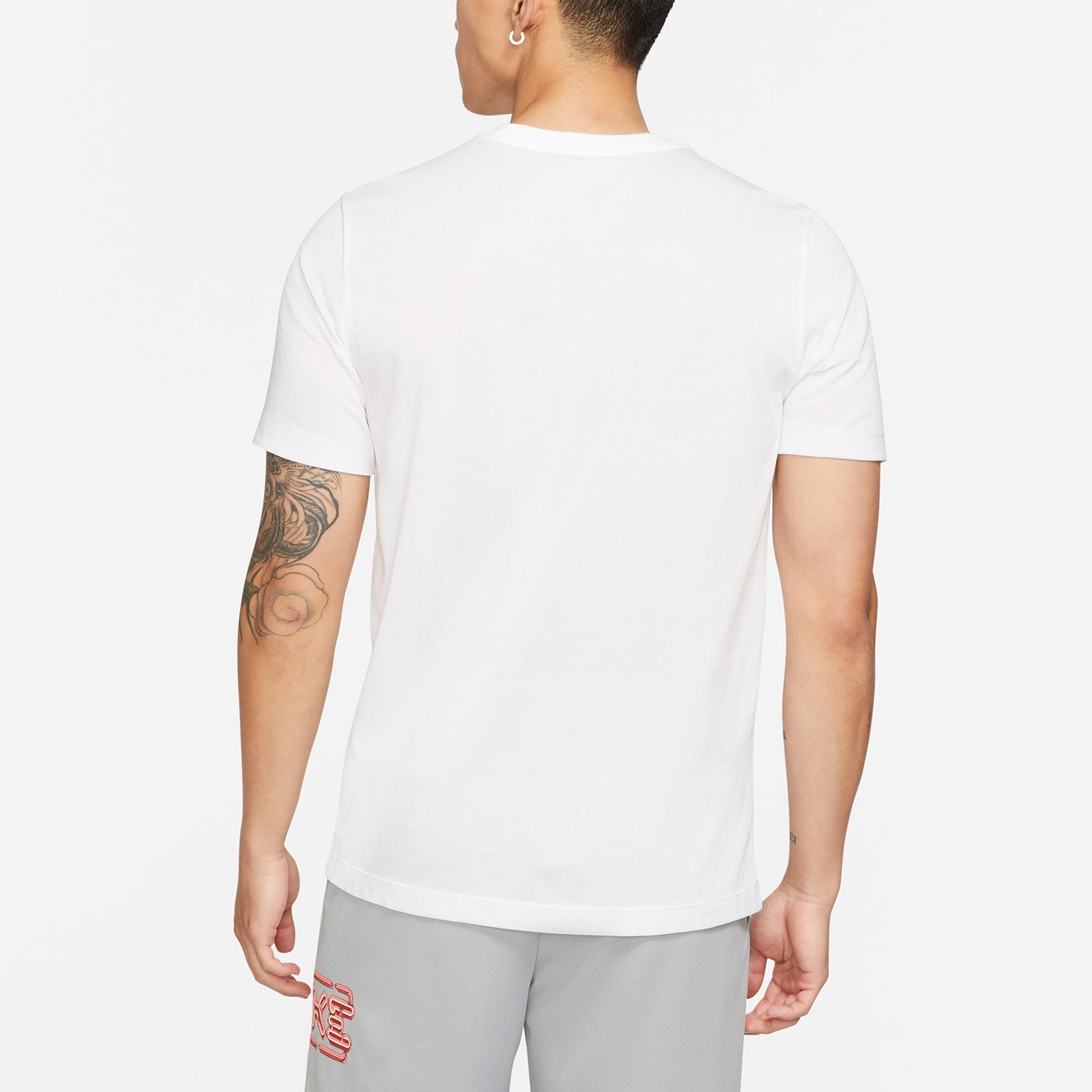 Nike Tee Humor Athleisure Casual Sports Alphabet Printing Short Sleeve White DD6921-100