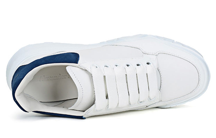 (WMNS) Alexander McQueen Court Trainer 'White Navy' 633915WHZ969086