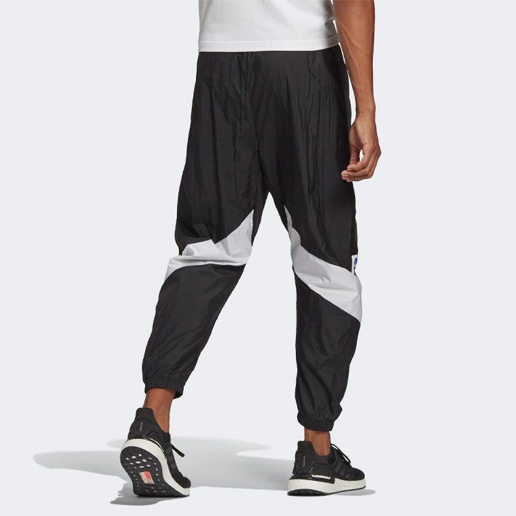 adidas M SPC Pant Colorblock Casual Loose Sports Bundle Feet Long Pants Black GQ2225