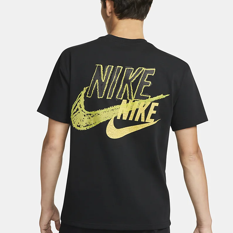 Nike Casual Sports Breathable Short Sleeve Black DO6369-010