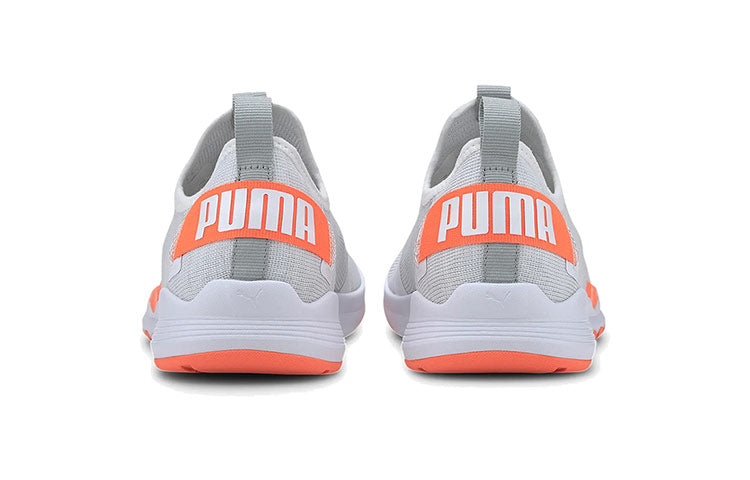 (WMNS) PUMA Ignite Contender Knit Grey/Orange Low sneakers 192810-03