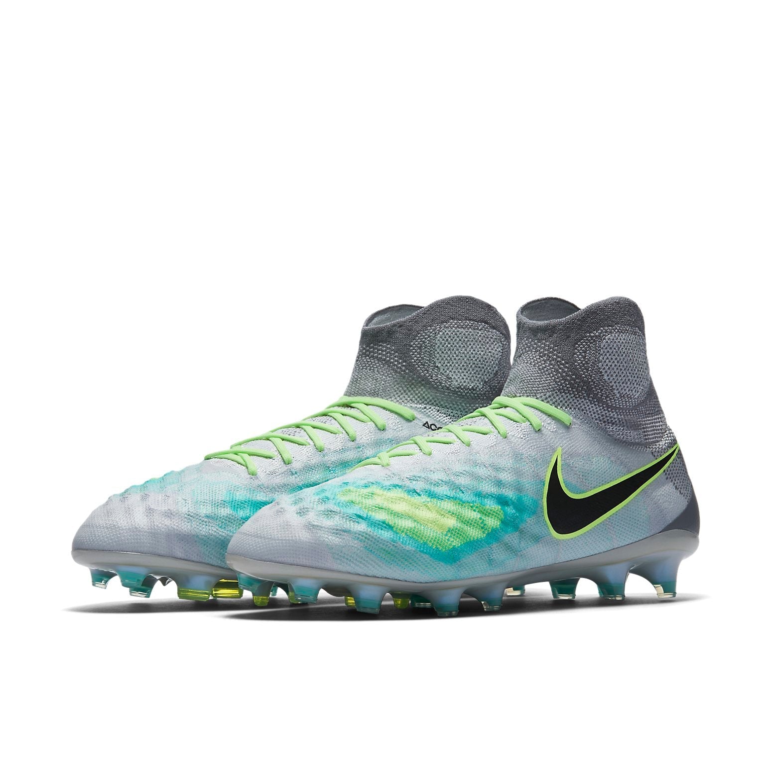Nike Magista Obra 2 FG 'Pure Platinum Ghost Green Hyper Turquoise' 844595-003