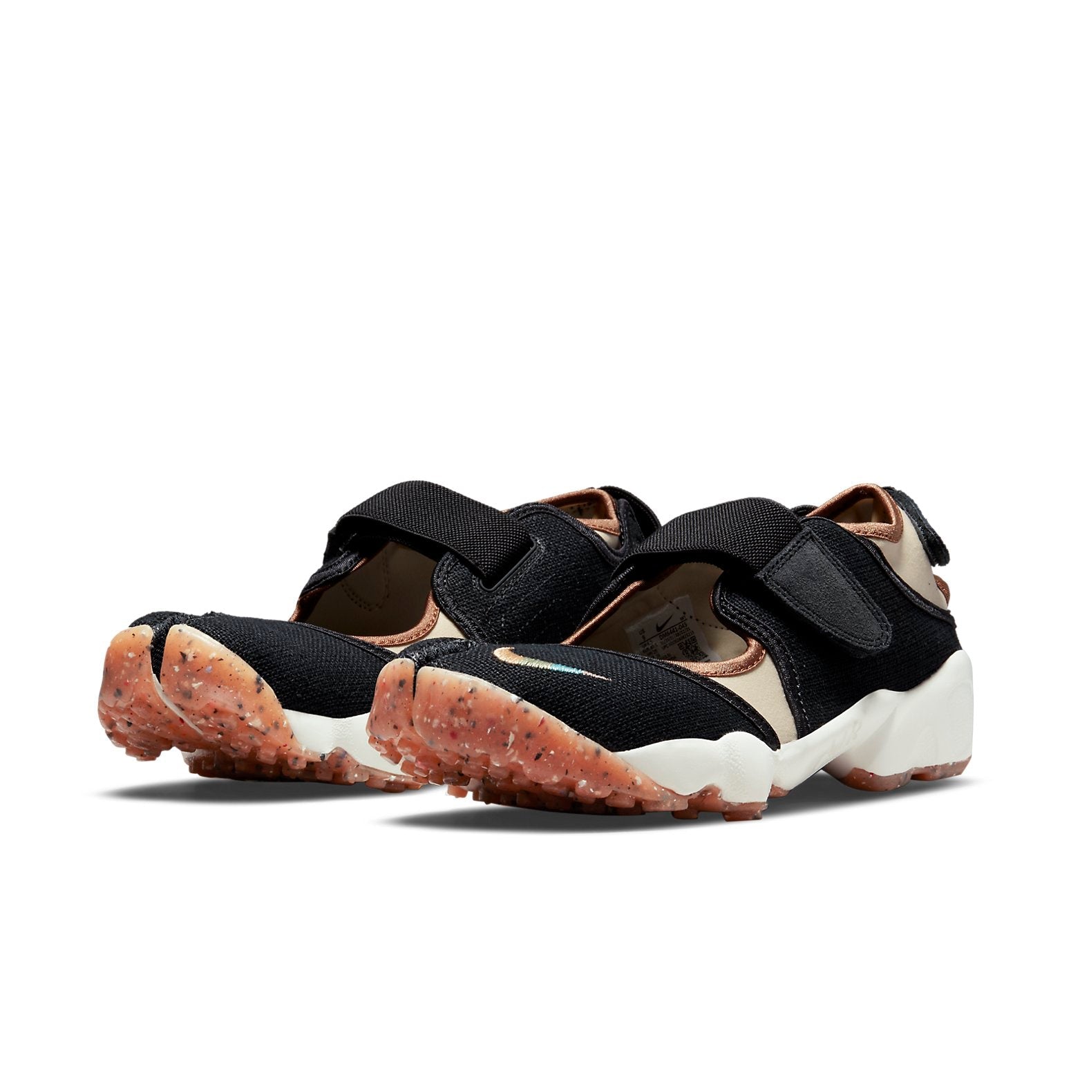 (WMNS) Nike Air Lift Shock Absorption Wear-Resistant Low Top Sports Black Sandals 'Black' DM6441-045
