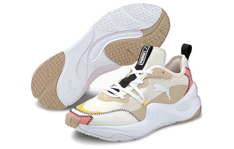 (WMNS) PUMA Rise Extravaganza Low-top Brown/Pink 373446-01