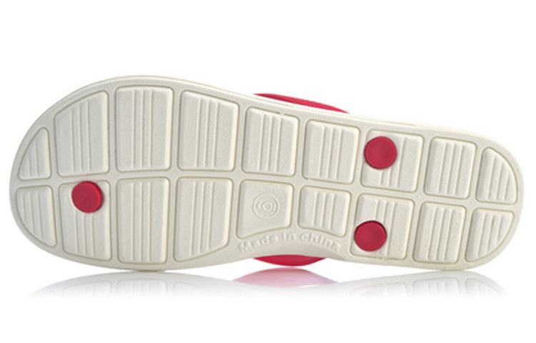 (WMNS) Li-Ning Disney Crossover LN Floper Red White Slippers AGAP002-4