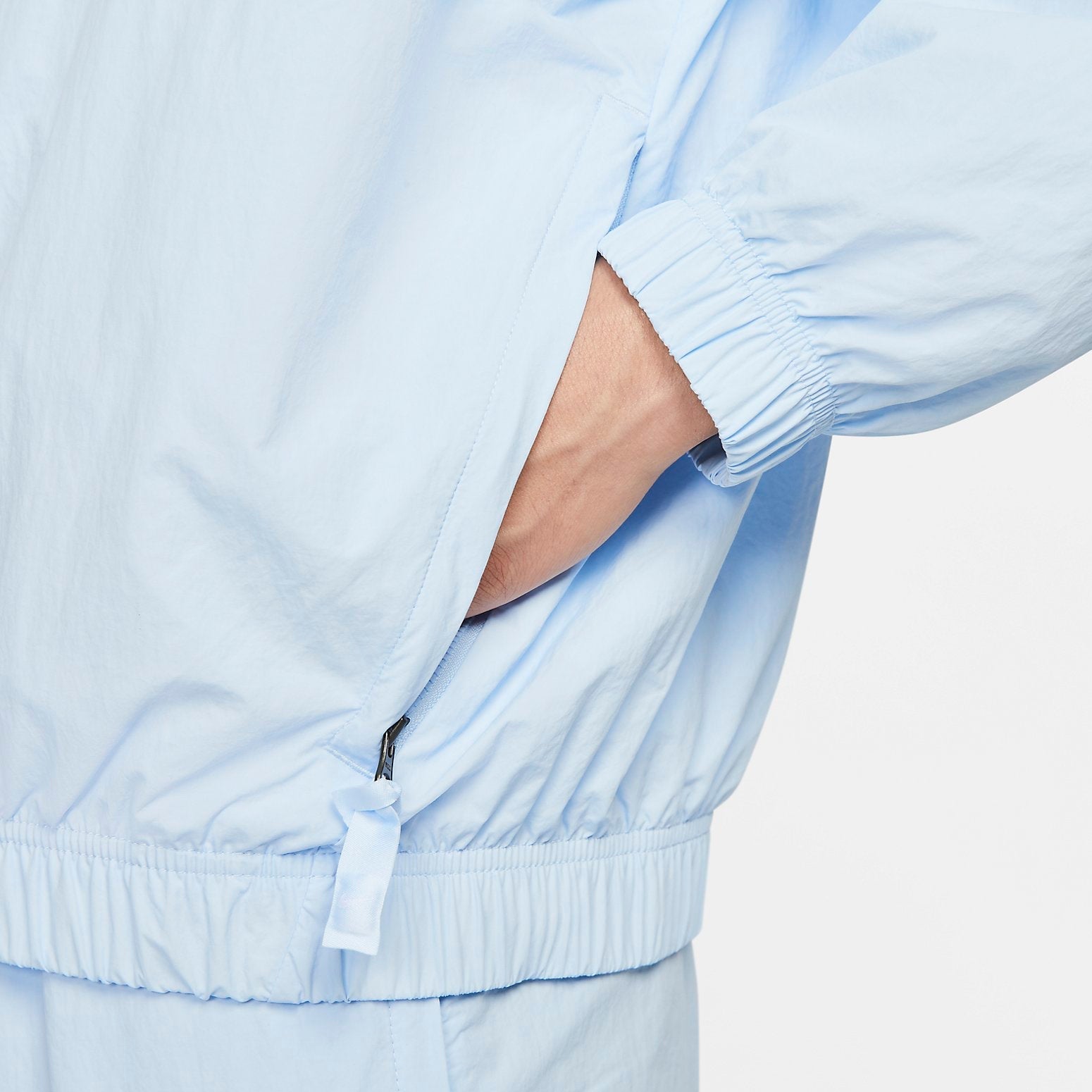 Nike Solo Swoosh Track Jacket Asia Sizing 'Celestine Blue' DQ5201-441