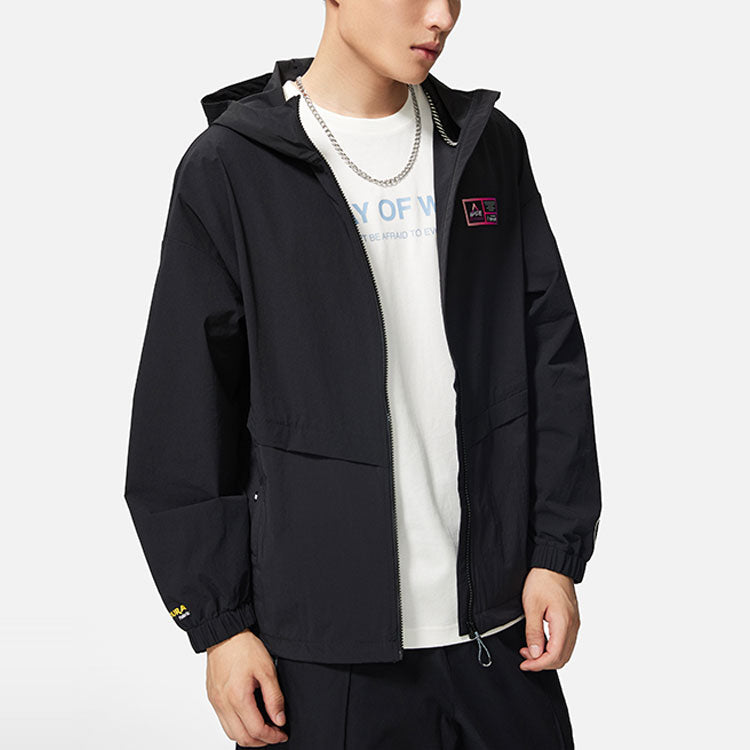 Li-Ning Way Of Wade Graphic Full Zip Hooded Jacket 'Black' AFDS797-1