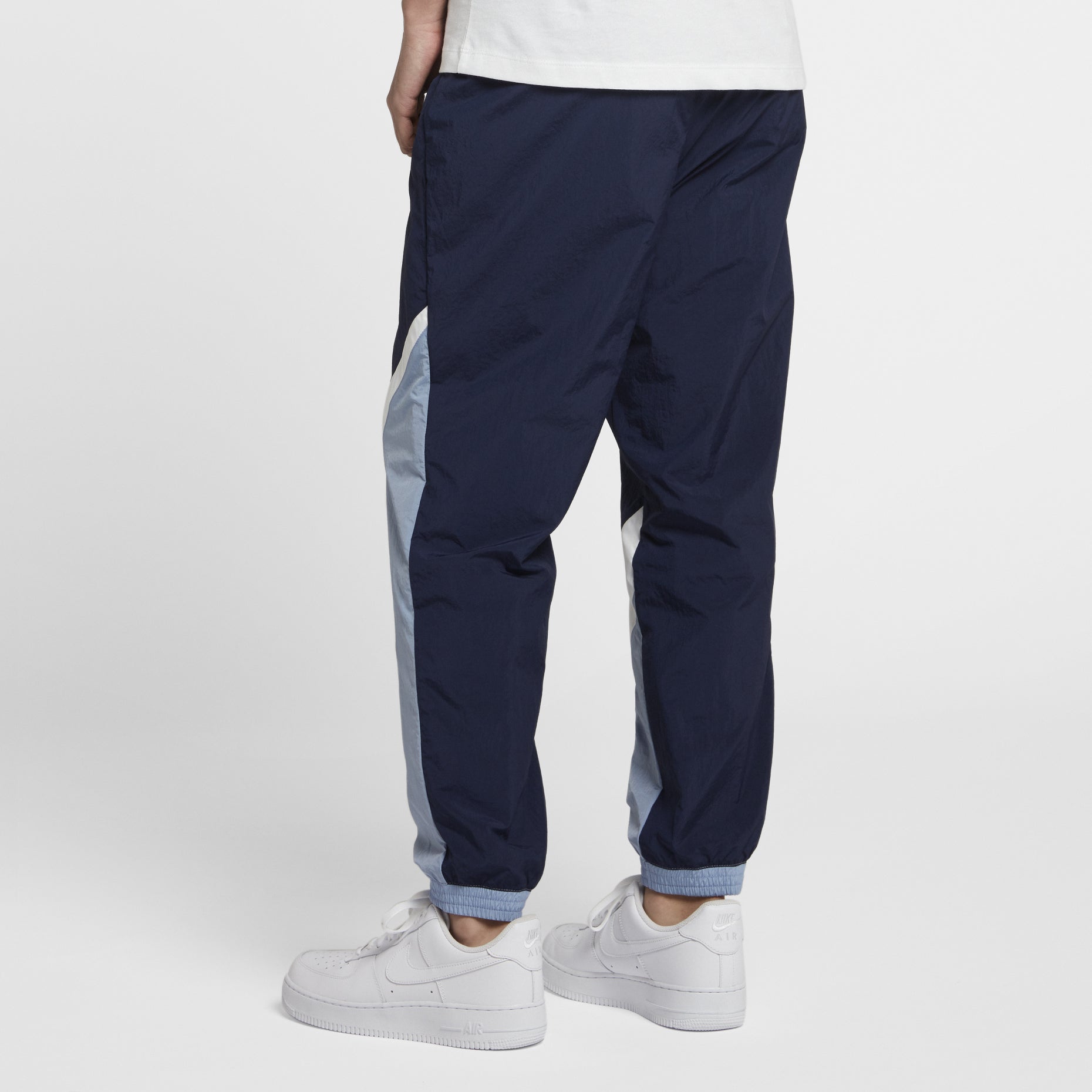 Men's Nike Large Sports Woven Blue Long Pants/Trousers AR9895-451