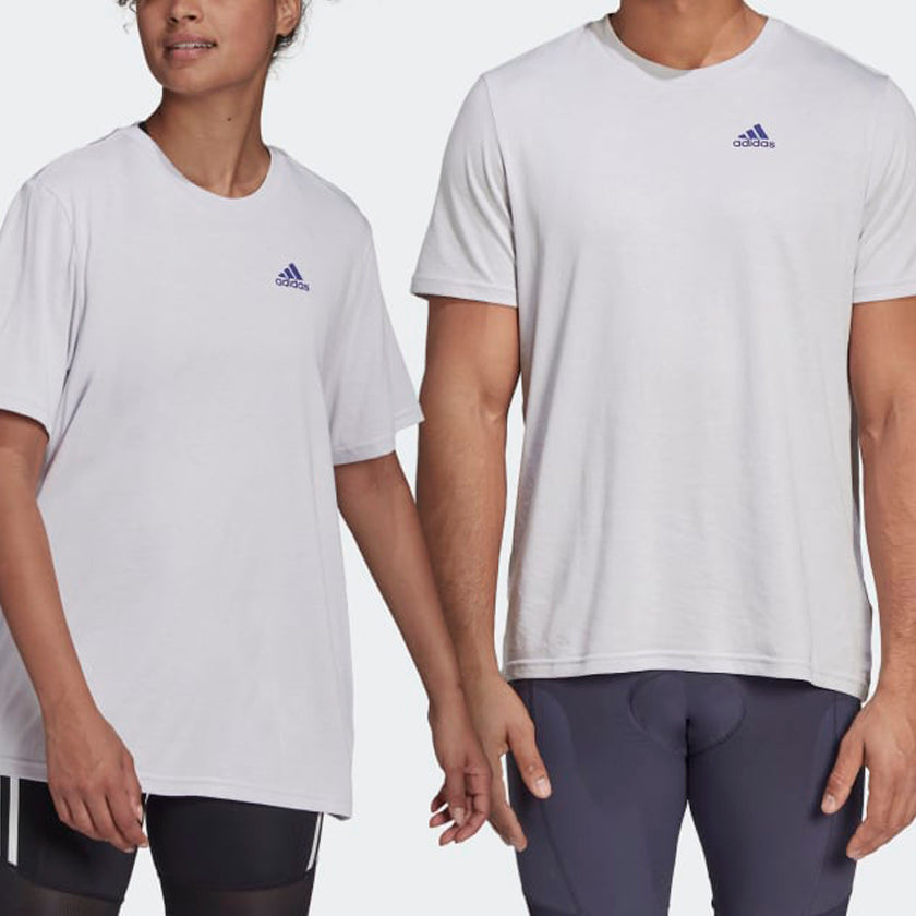 adidas U Cyc G T cycling Back Cartoon Pattern Alphabet Sports Short Sleeve Couple Style Gray HA0975