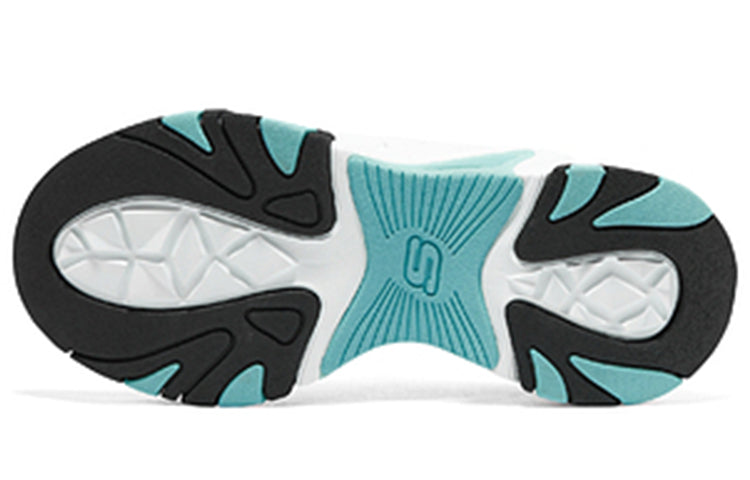 (WMNS) Skechers Stamina V3 'White Black Blue' 896072-WBKB