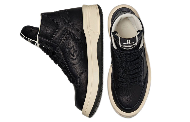 Converse Rick Owens x TURBOWPN Mid 'Black Cloud Cream' 172342C