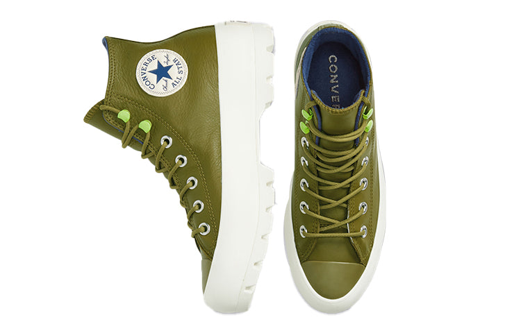 (WMNS) Converse Chuck Taylor All Star Lugged Winter High GTX 'Dark Moss' 568764C