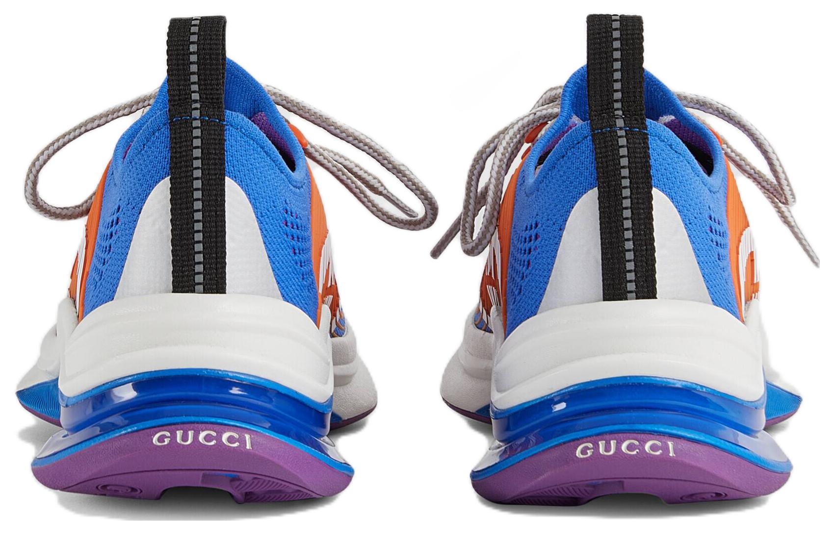 (WMNS) Gucci Run Sneaker 'Blue Orange' 680902-UFE10-8880