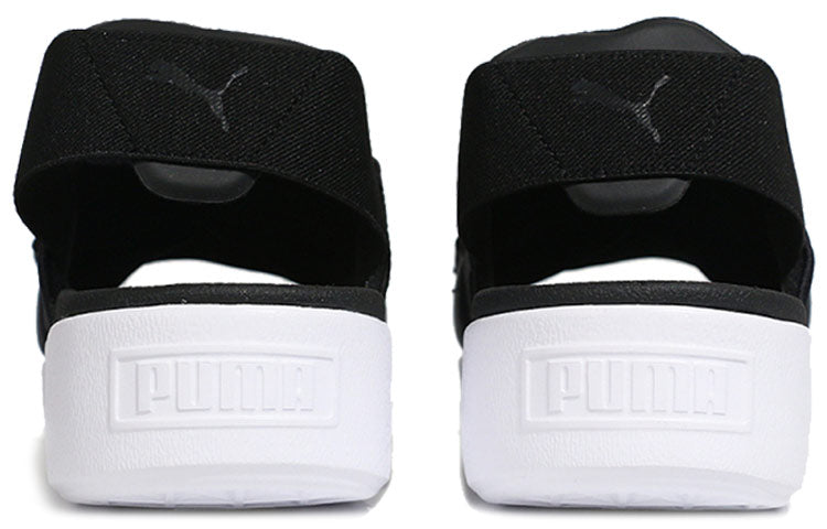 (WMNS) PUMA Platform Slide K 'Black' 367746-02