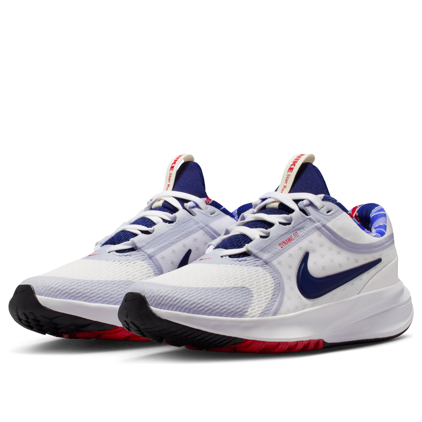 (GS) Nike Star Runner 5 'White Midnight Navy Fire Red'  IH7336-141