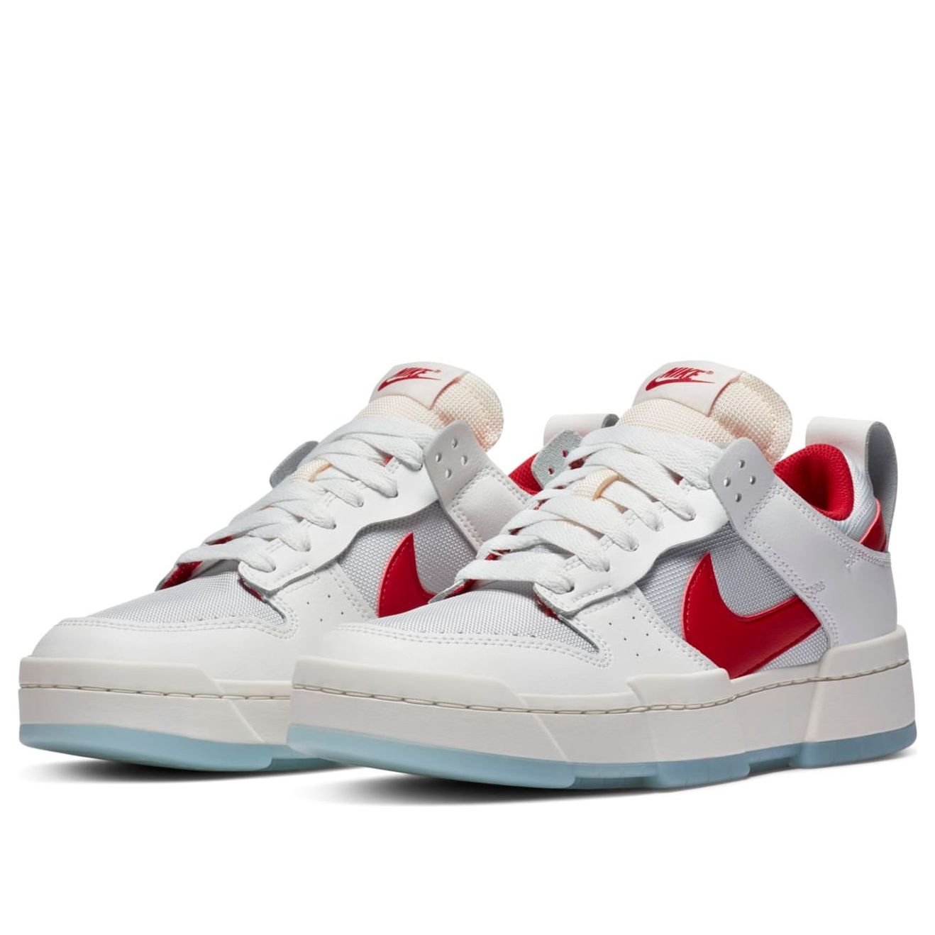 (WMNS) Nike Dunk Low Disrupt 'White Gym Red' CK6654-101