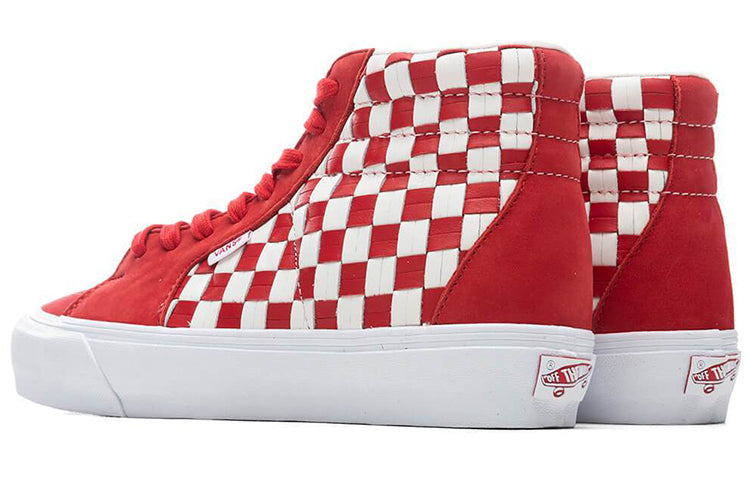 Vans Style 38 'Leather Woven - Red Blanc' VN0A5JIY9JD